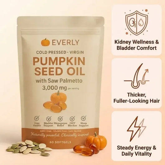 Everly Pumpkin Seed Oil Softgels
