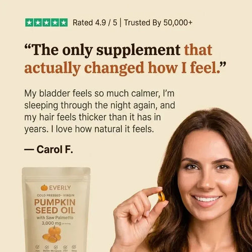 Everly Pumpkin Seed Oil Softgels